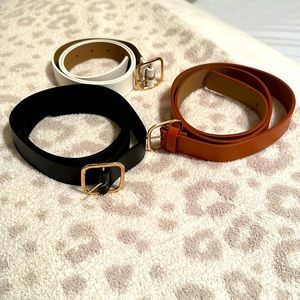 NWOT belts bundle of 3